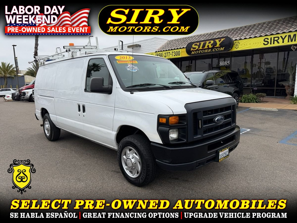 2013 FORD E150 CARGO for sale in CHULA VISTA