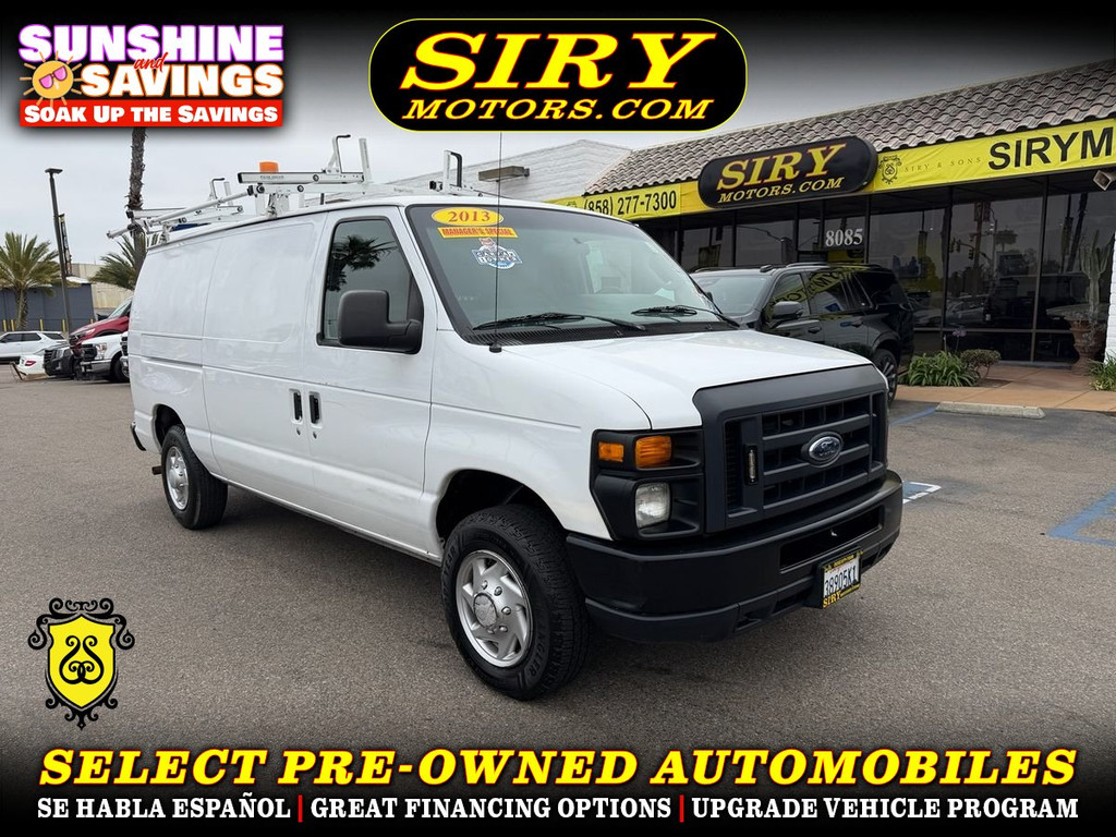 2013 FORD E150 CARGO for sale in CHULA VISTA