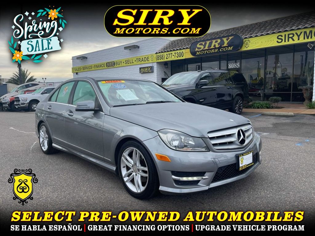 2013 MERCEDES-BENZ C-CLASS for sale in SAN DIEGO