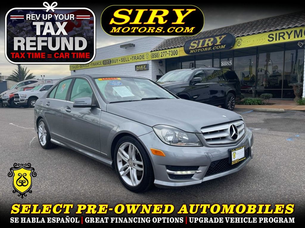 2013 MERCEDES-BENZ C-CLASS for sale in SAN DIEGO