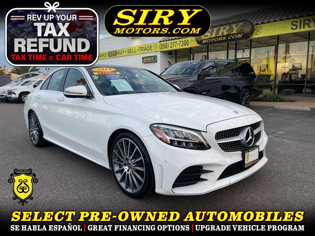 2019 MERCEDES-BENZ C-CLASS for sale in SAN DIEGO