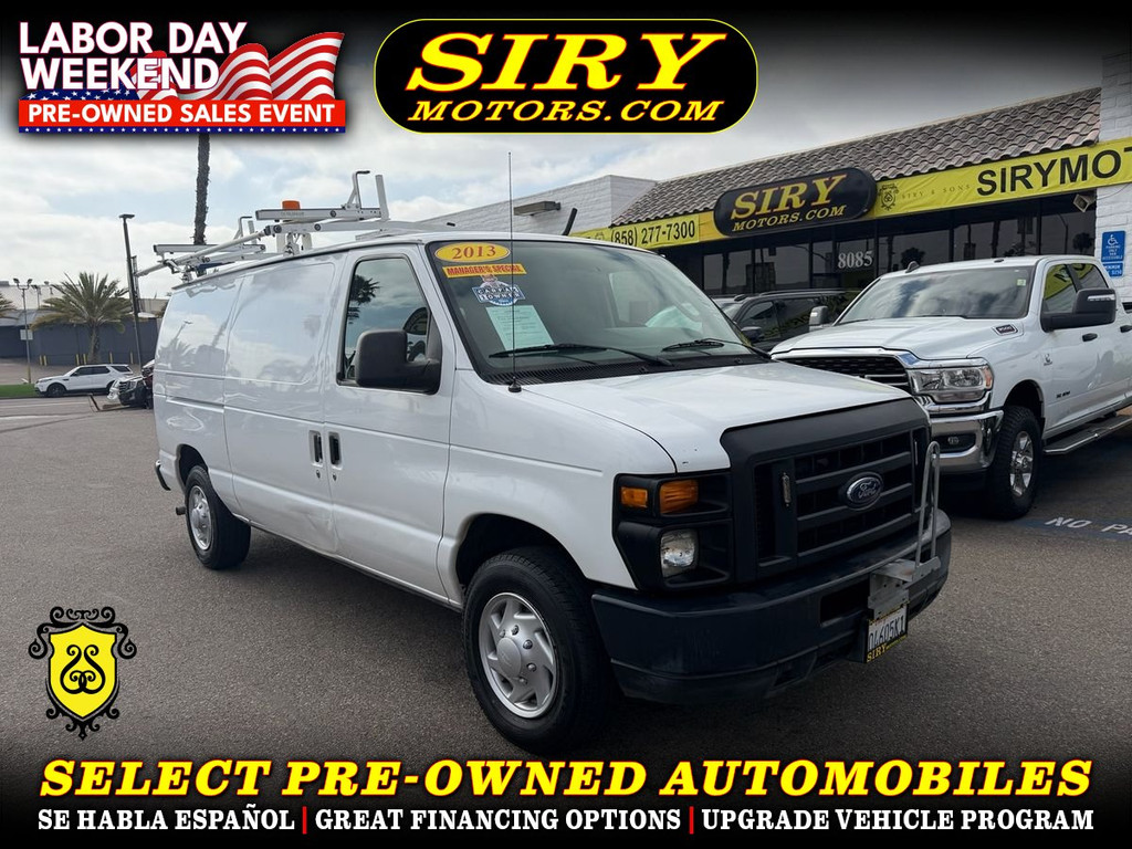 2013 FORD E150 CARGO for sale in CHULA VISTA