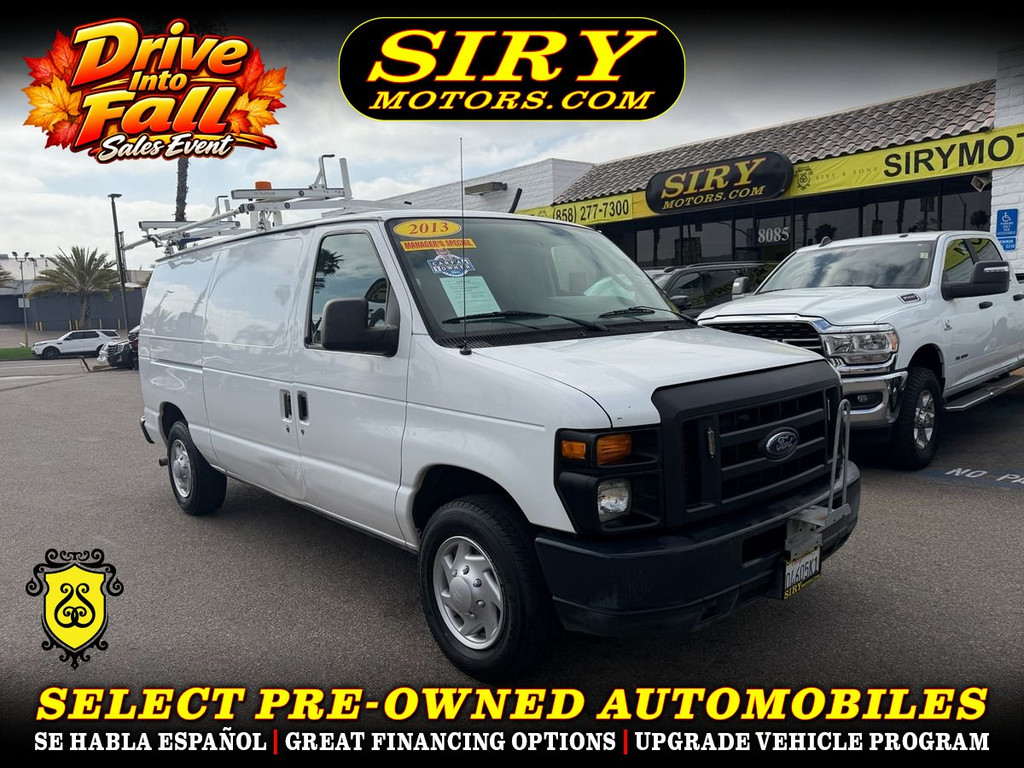 2013 FORD E150 CARGO for sale in CHULA VISTA
