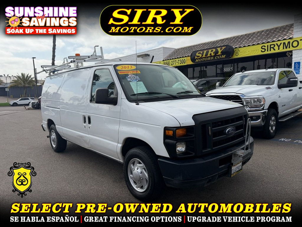 2013 FORD E150 CARGO for sale in CHULA VISTA