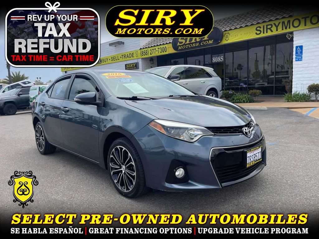 2016 TOYOTA COROLLA for sale in CHULA VISTA