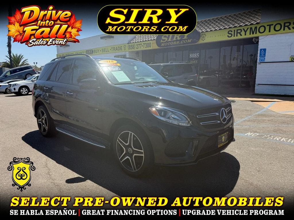 2018 MERCEDES-BENZ GLE for sale in CHULA VISTA