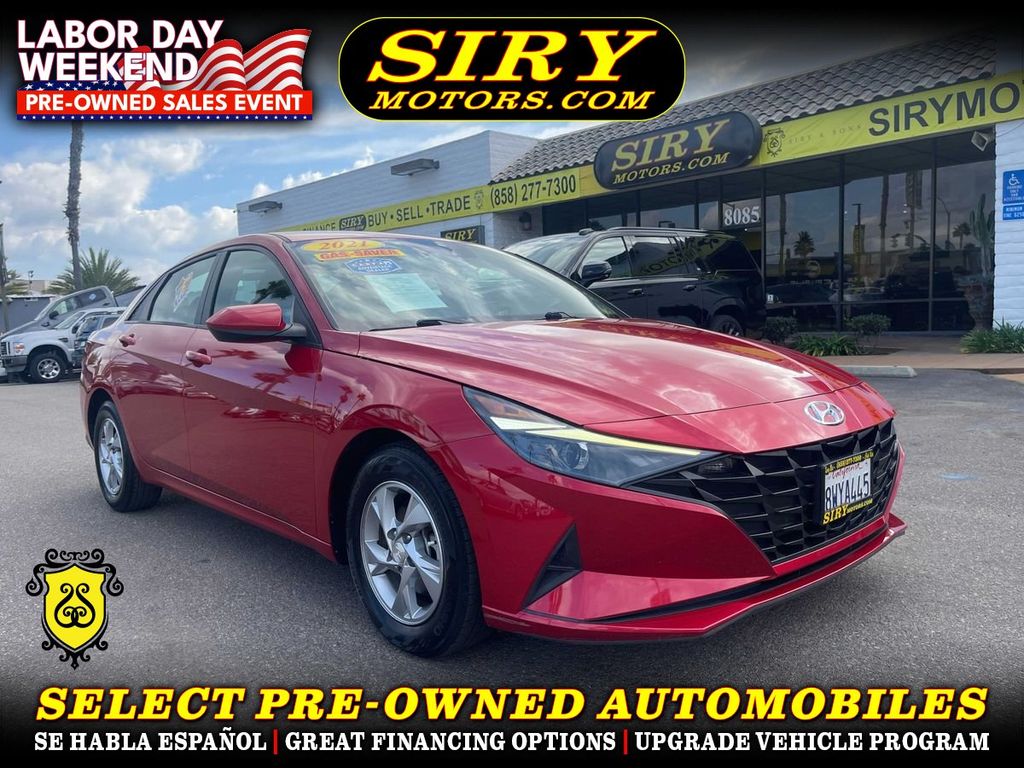 2021 HYUNDAI ELANTRA for sale in SAN DIEGO