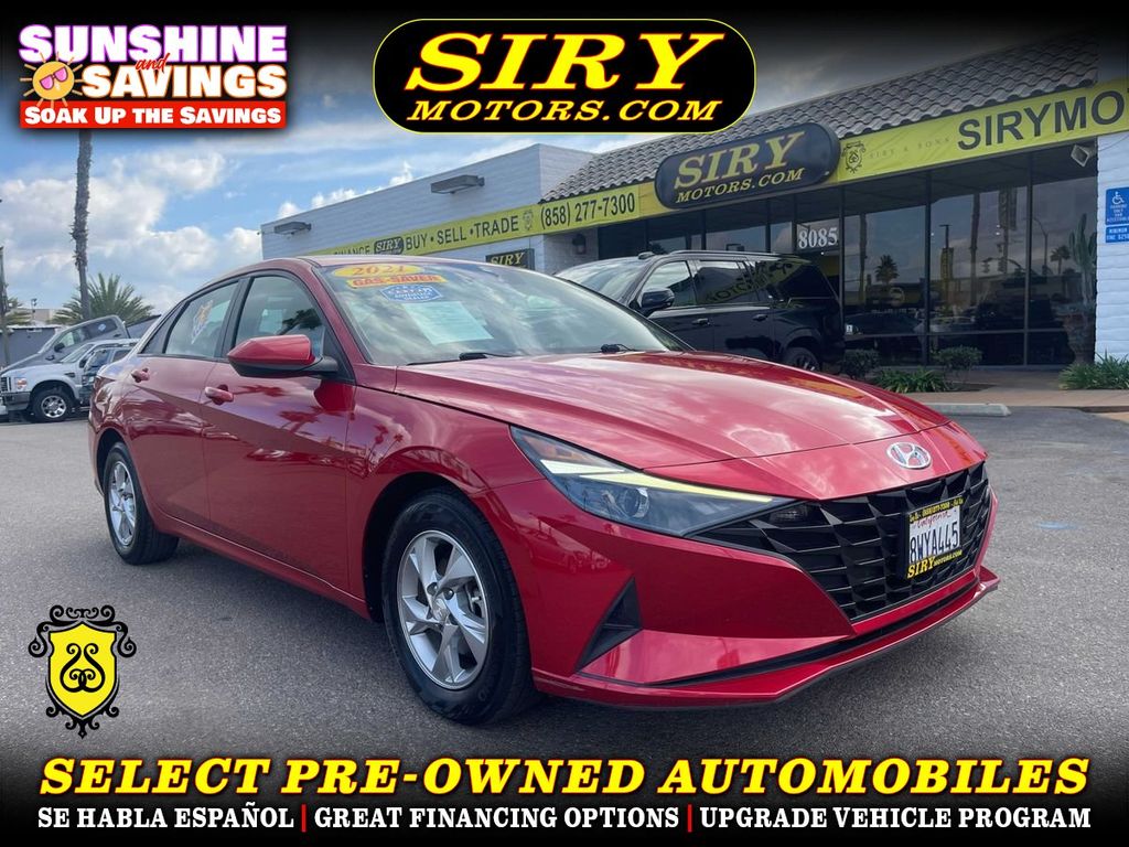 2021 HYUNDAI ELANTRA for sale in CHULA VISTA