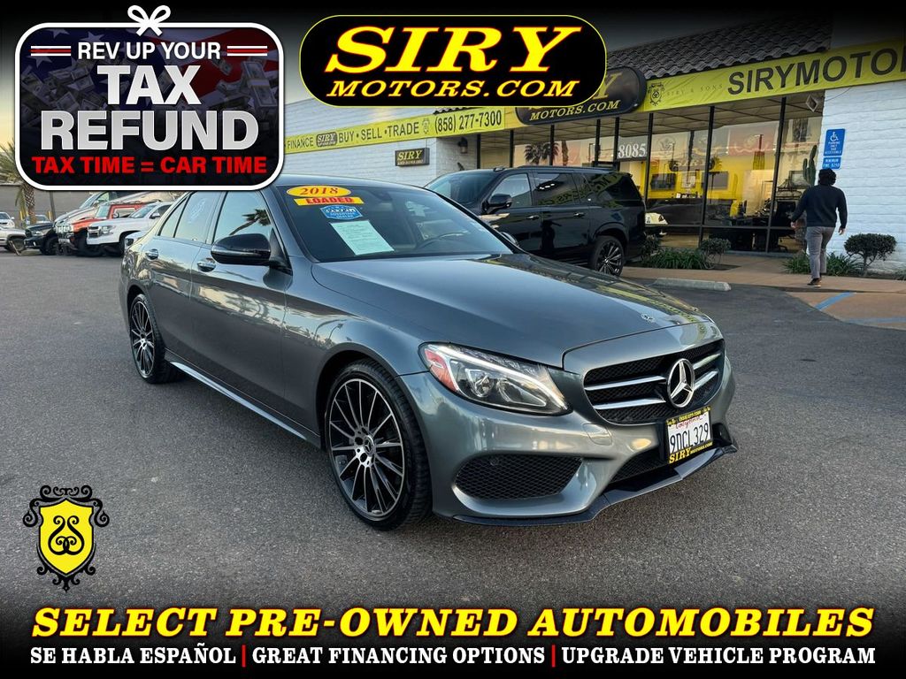 2018 MERCEDES-BENZ C-CLASS for sale in CHULA VISTA