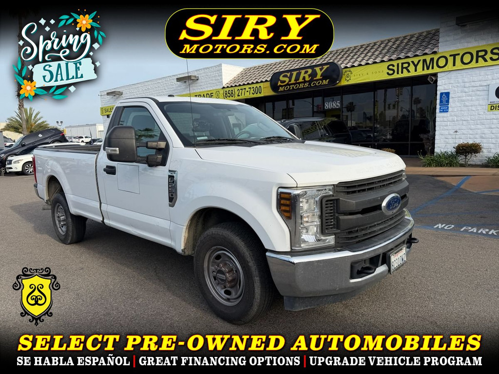 2019 FORD F250 SUPER DUTY REGULAR CAB for sale in SAN DIEGO