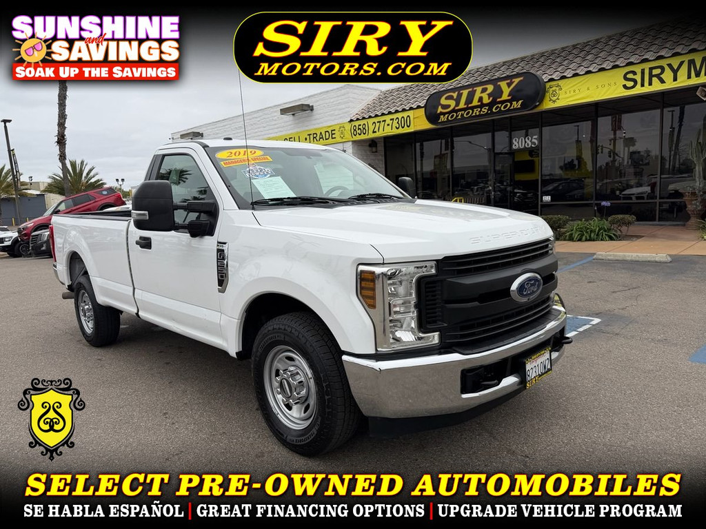 2019 FORD F250 SUPER DUTY REGULAR CAB for sale in CHULA VISTA