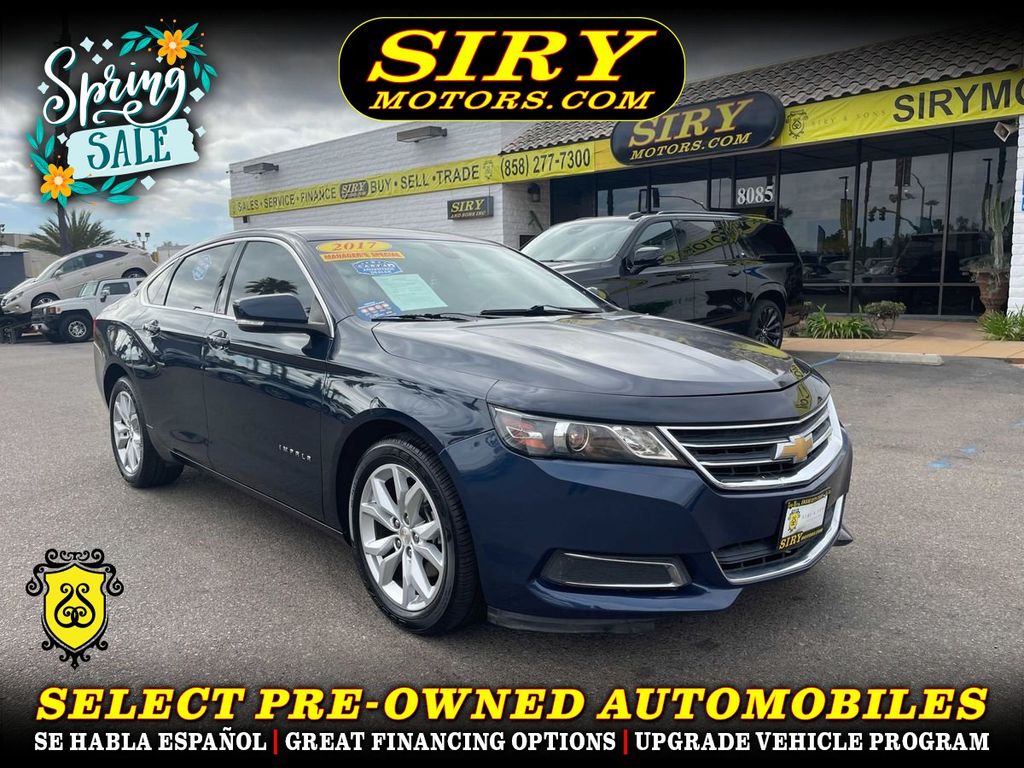 2017 CHEVROLET IMPALA for sale in CHULA VISTA