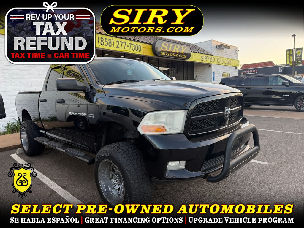 2012 RAM 1500 QUAD CAB for sale in SAN DIEGO