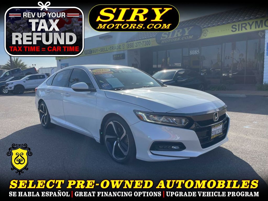 2019 HONDA ACCORD for sale in SAN DIEGO