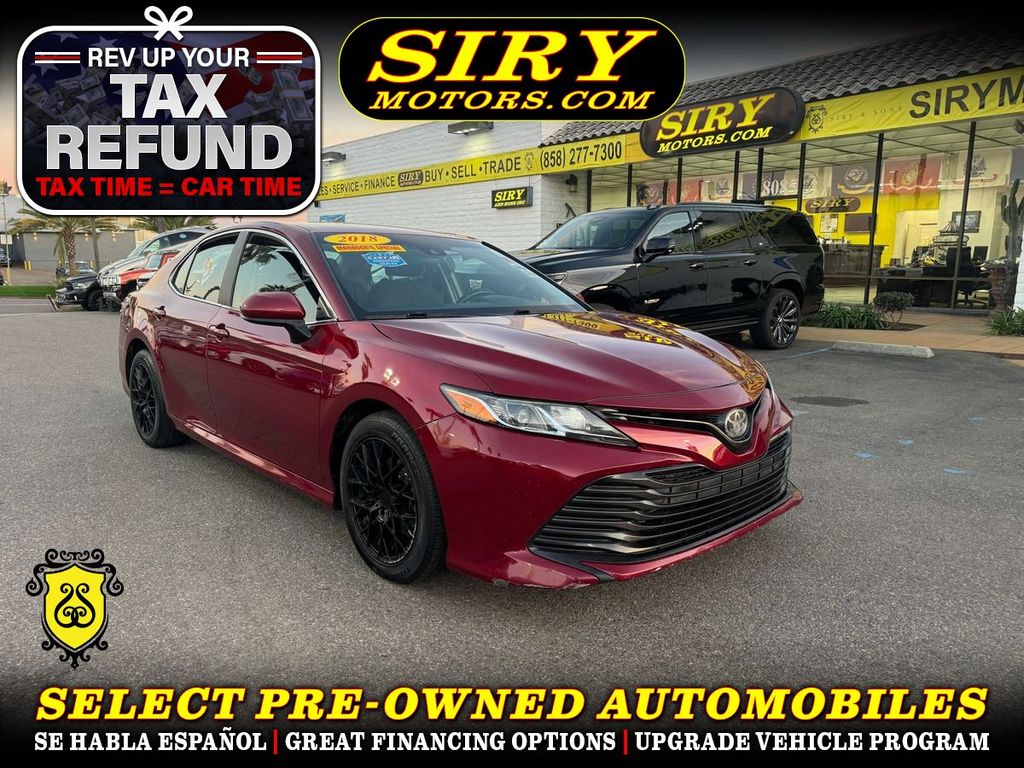 2018 TOYOTA CAMRY for sale in SAN DIEGO