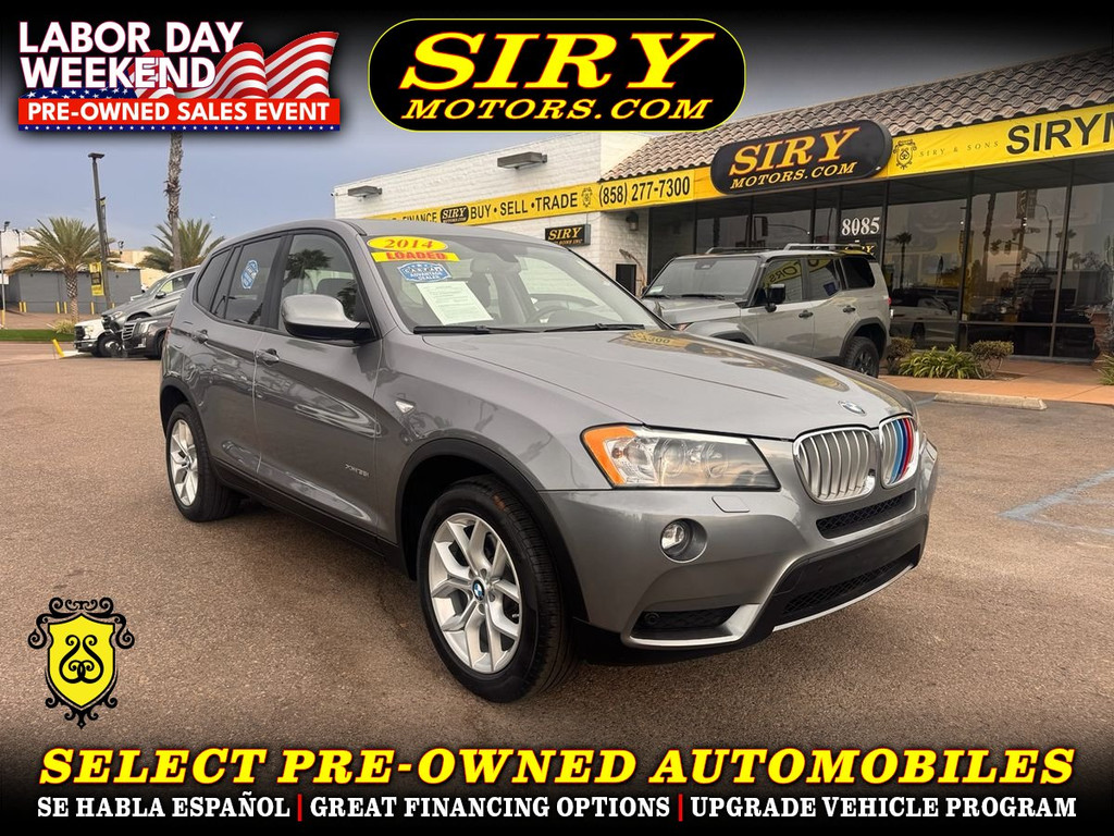 2014 BMW X3 for sale in SAN DIEGO
