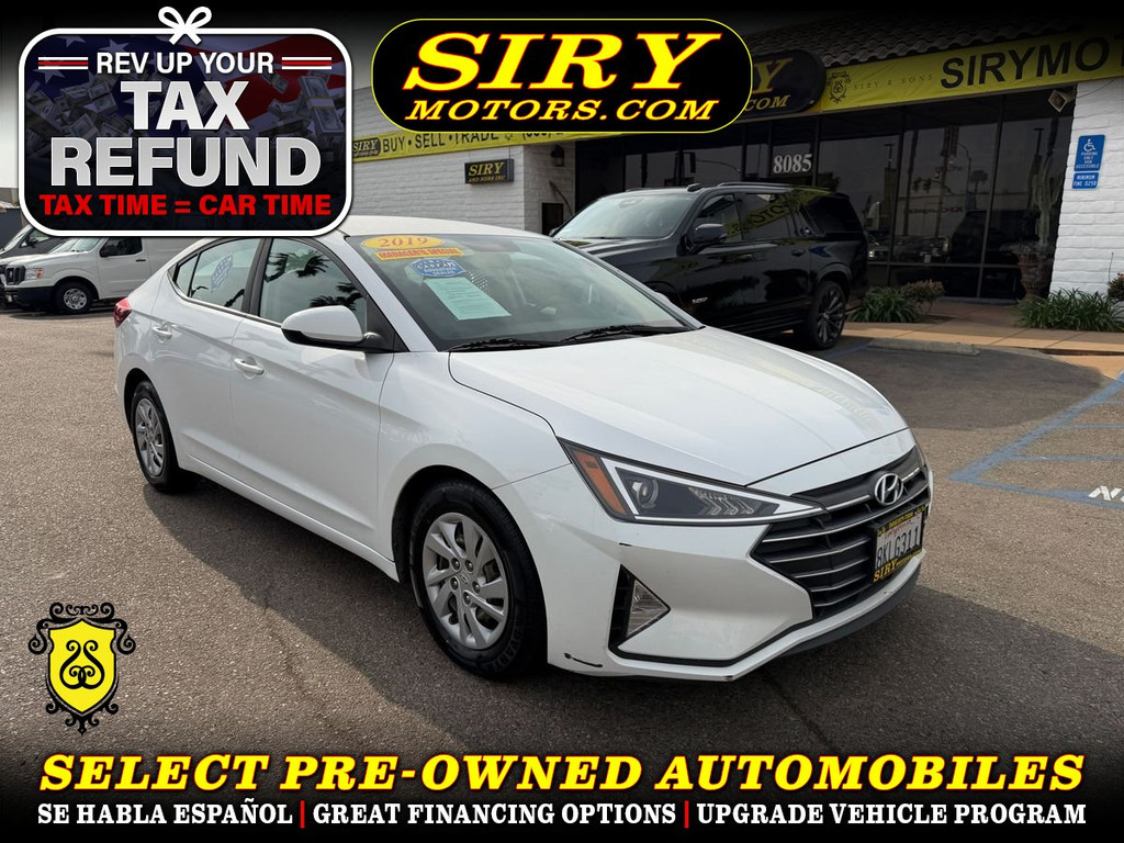 2019 HYUNDAI ELANTRA for sale in SAN DIEGO