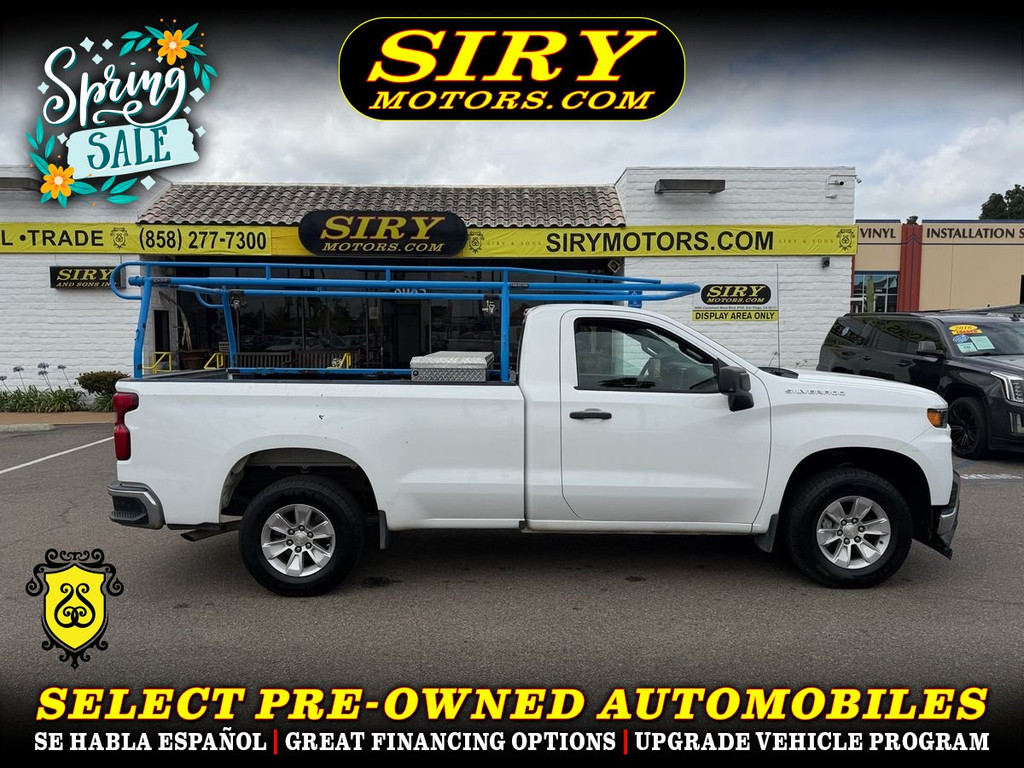 2020 CHEVROLET SILVERADO 1500 REGULAR CAB for sale in SAN DIEGO