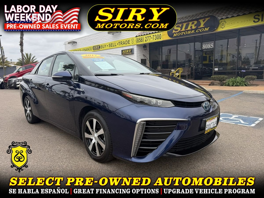 2017 TOYOTA MIRAI for sale in SAN DIEGO