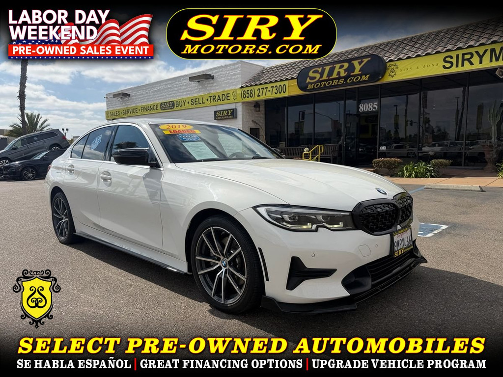 2019 BMW 3 SERIES for sale in SAN DIEGO