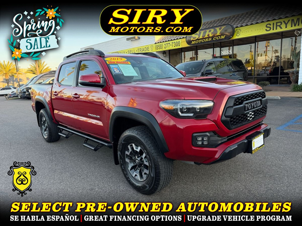 2019 TOYOTA TACOMA DOUBLE CAB for sale in SAN DIEGO