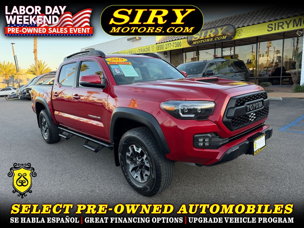 2019 TOYOTA TACOMA DOUBLE CAB for sale in CHULA VISTA