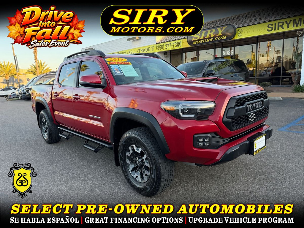 2019 TOYOTA TACOMA DOUBLE CAB for sale in SAN DIEGO