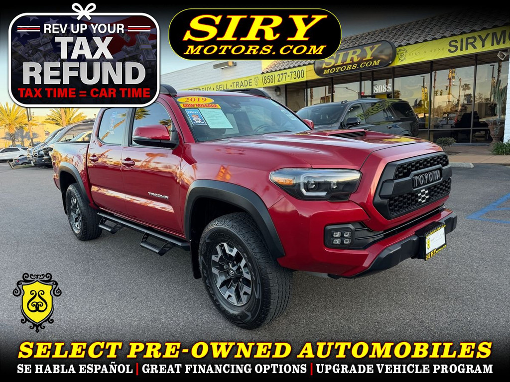 2019 TOYOTA TACOMA DOUBLE CAB for sale in SAN DIEGO