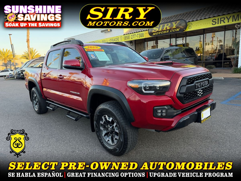 2019 TOYOTA TACOMA DOUBLE CAB for sale in CHULA VISTA