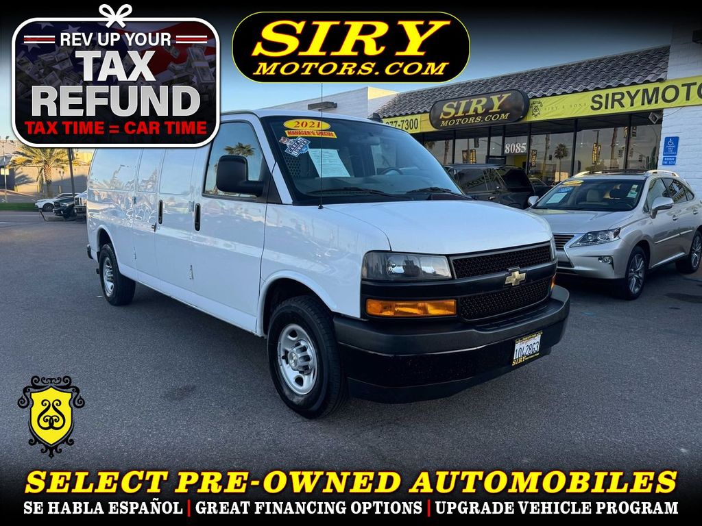 2021 CHEVROLET EXPRESS 2500 CARGO for sale in SAN DIEGO