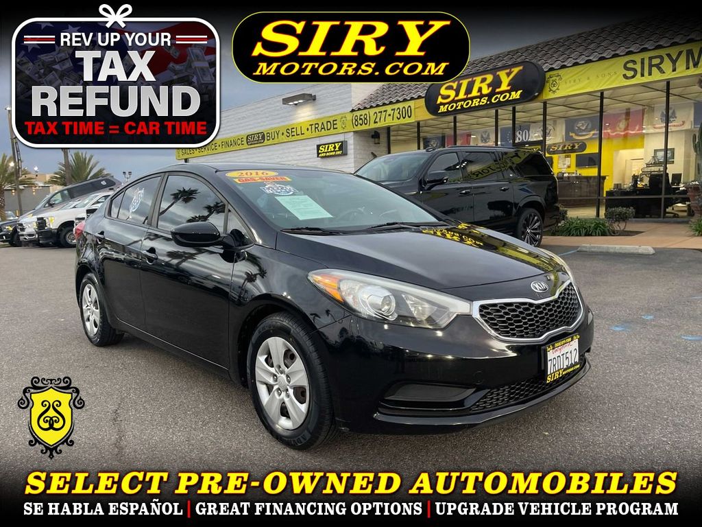 2016 KIA FORTE for sale in SAN DIEGO