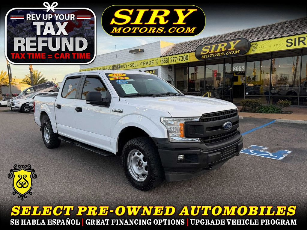 2019 FORD F150 SUPERCREW CAB for sale in SAN DIEGO