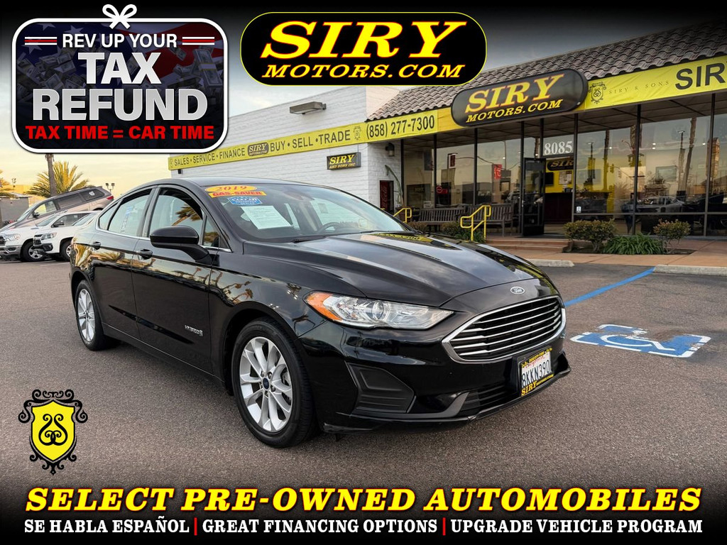 2019 FORD FUSION for sale in CHULA VISTA