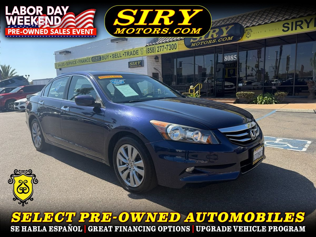 2012 HONDA ACCORD for sale in CHULA VISTA