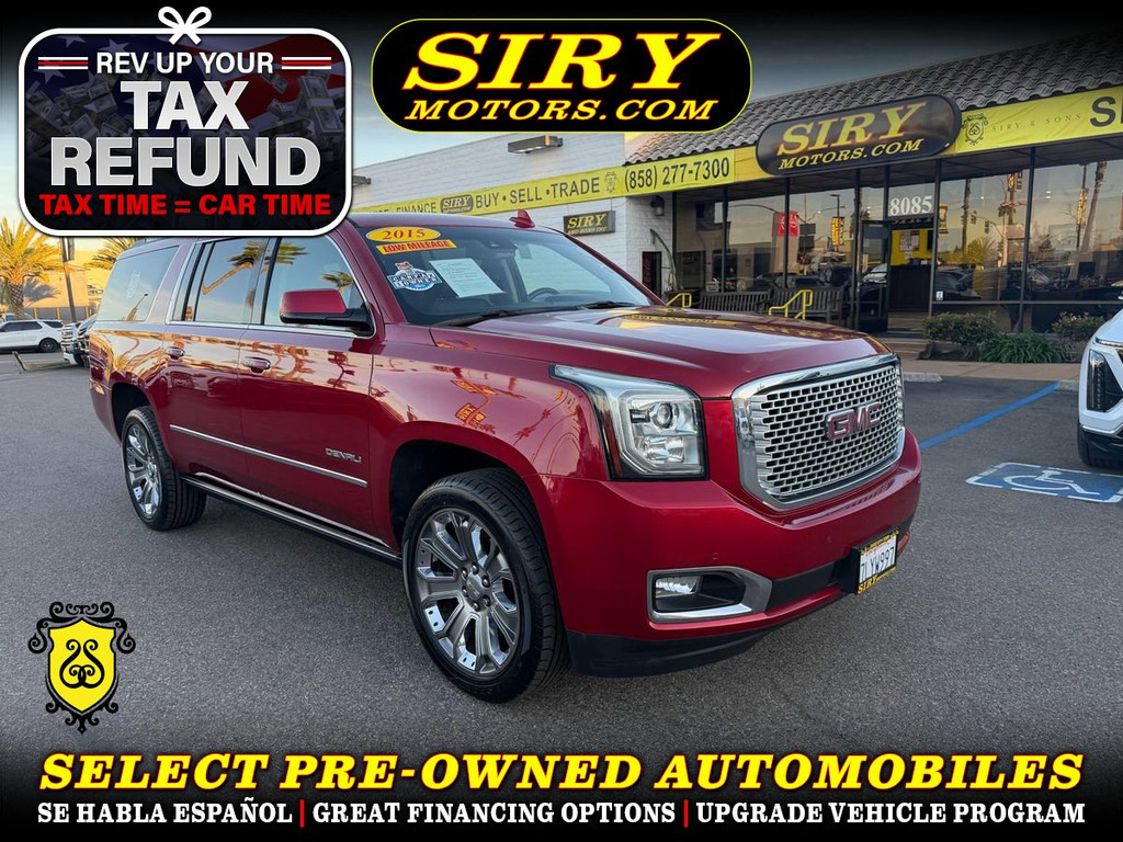2015 GMC YUKON XL for sale in SAN DIEGO