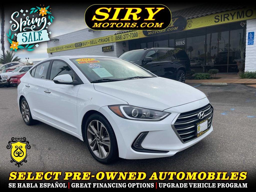 2017 HYUNDAI ELANTRA for sale in CHULA VISTA