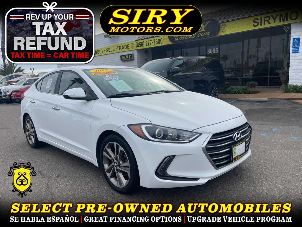 2017 HYUNDAI ELANTRA for sale in SAN DIEGO