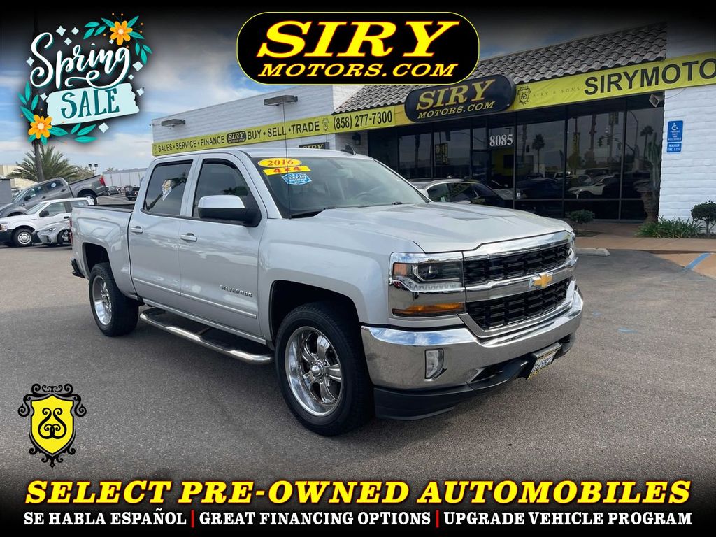 2016 CHEVROLET SILVERADO 1500 CREW CAB for sale in CHULA VISTA
