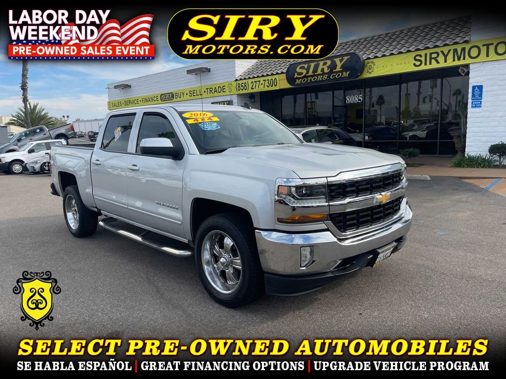 2016 CHEVROLET SILVERADO 1500 CREW CAB for sale in CHULA VISTA