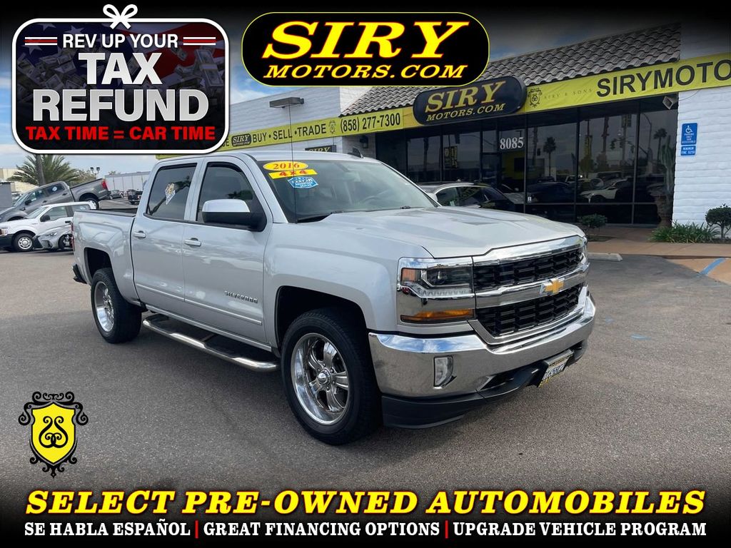 2016 CHEVROLET SILVERADO 1500 CREW CAB for sale in CHULA VISTA