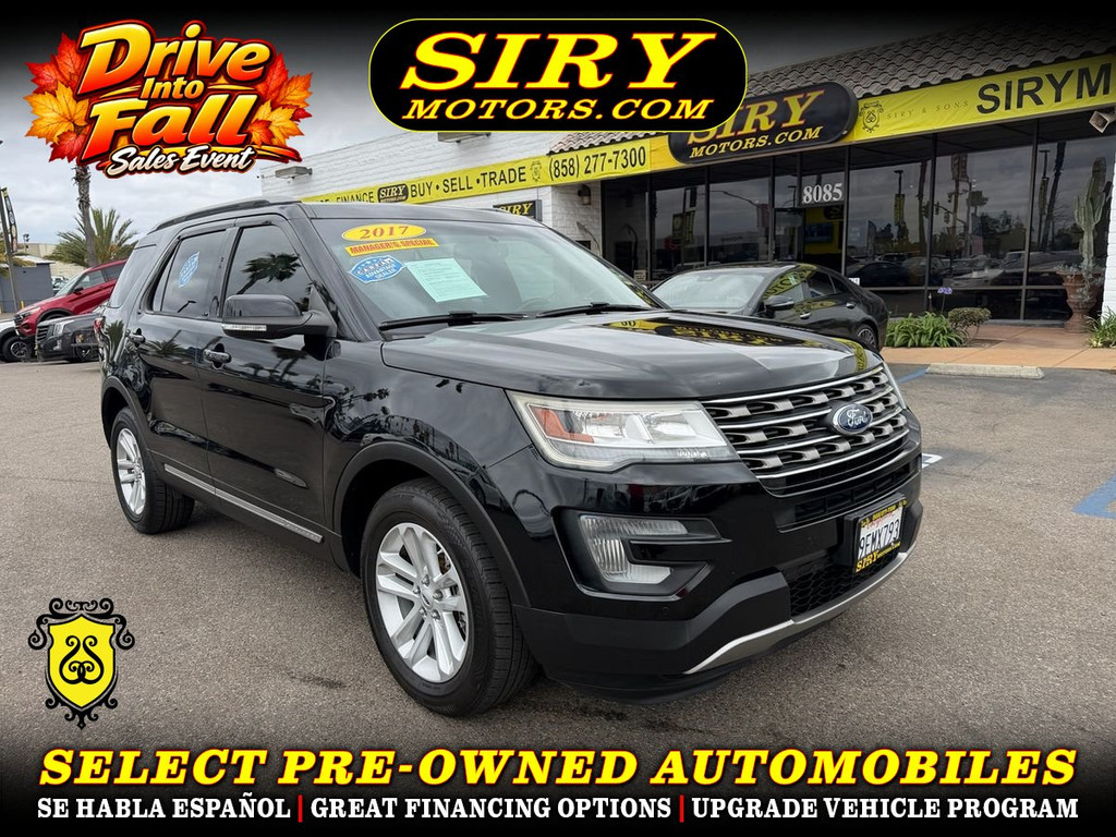 2017 FORD EXPLORER for sale in SAN DIEGO