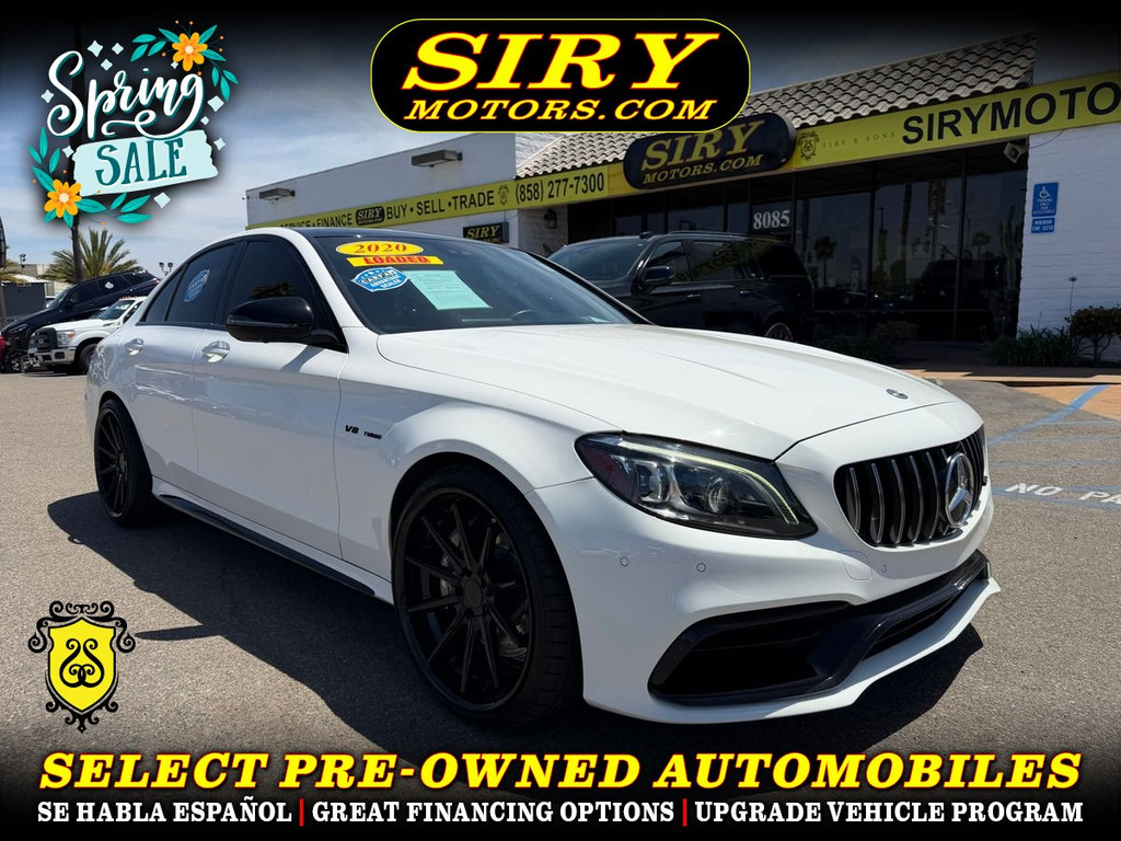 2020 MERCEDES-BENZ MERCEDES-AMG C-CLASS for sale in SAN DIEGO