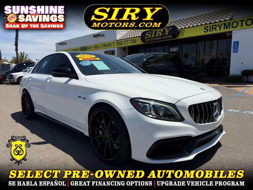 2020 MERCEDES-BENZ MERCEDES-AMG C-CLASS for sale in SAN DIEGO