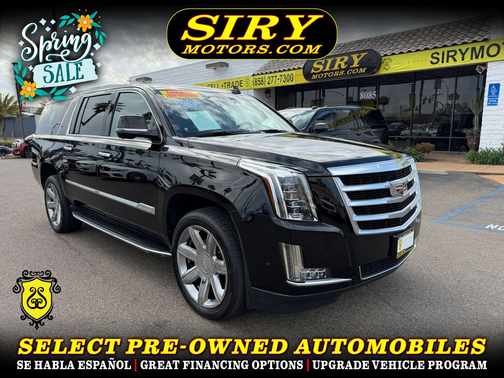 2019 CADILLAC ESCALADE ESV for sale in SAN DIEGO