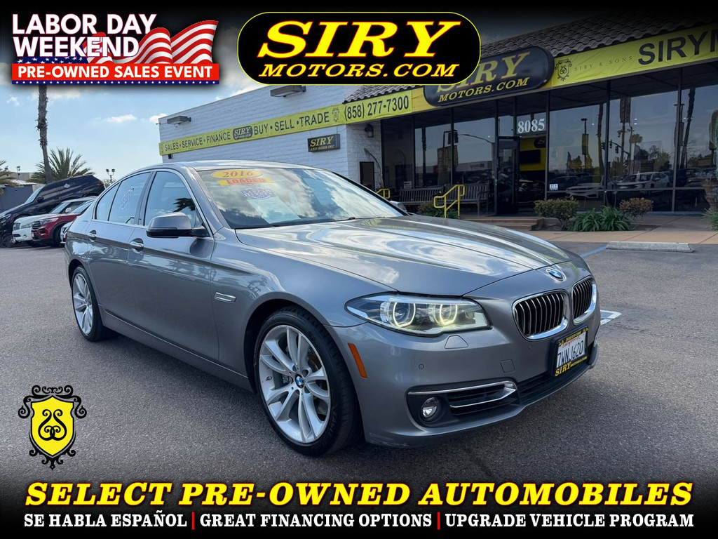2016 BMW 5 SERIES for sale in CHULA VISTA