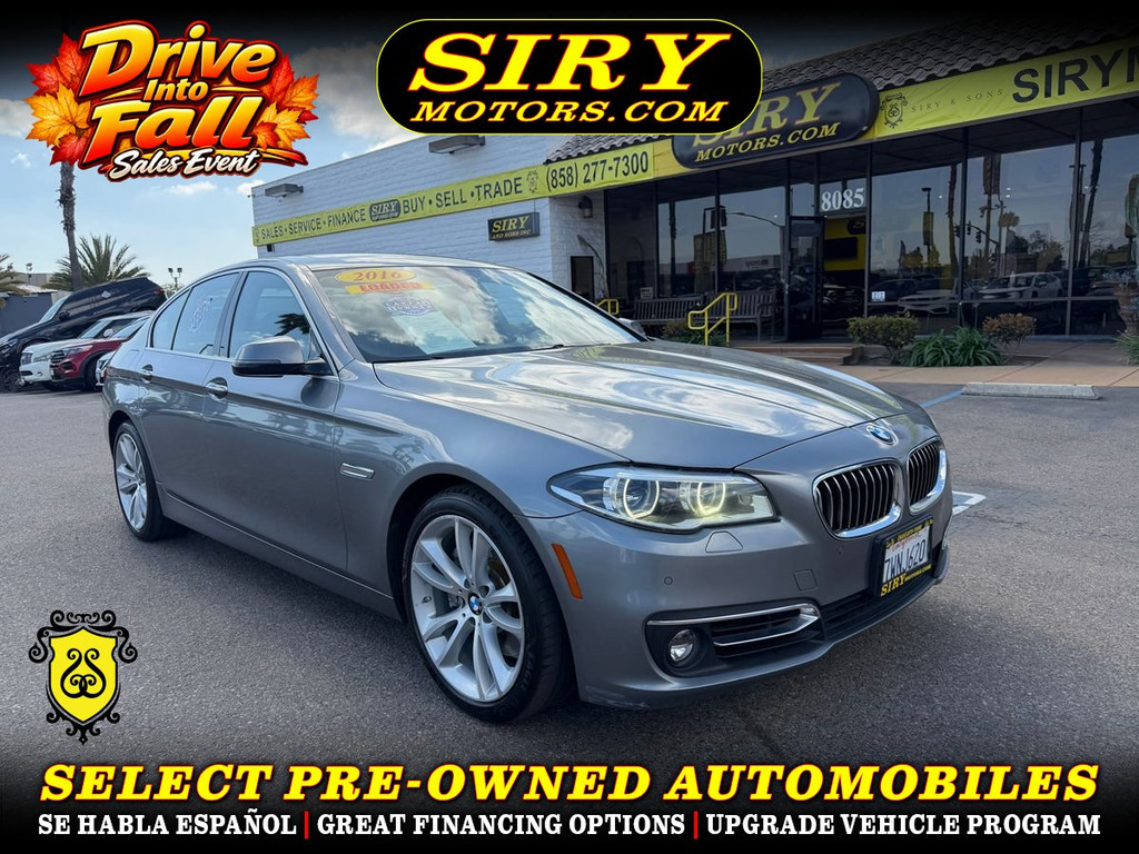 2016 BMW 5 SERIES for sale in CHULA VISTA
