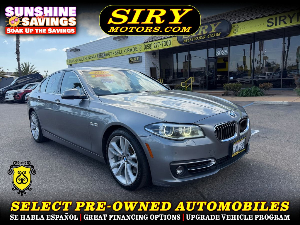2016 BMW 5 SERIES for sale in CHULA VISTA