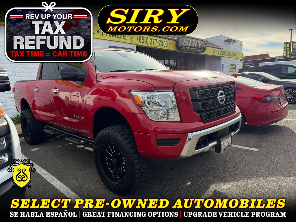 2021 NISSAN TITAN CREW CAB for sale in SAN DIEGO