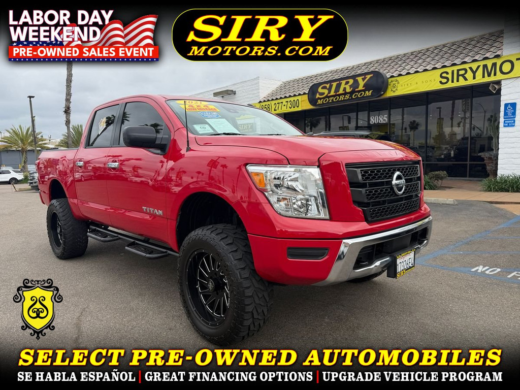 2021 NISSAN TITAN CREW CAB for sale in CHULA VISTA