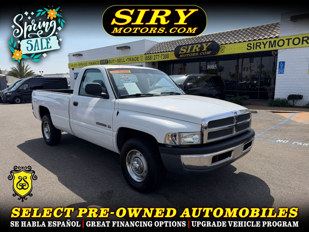 1999 DODGE RAM 2500 REGULAR CAB LONG BED for sale in SAN DIEGO